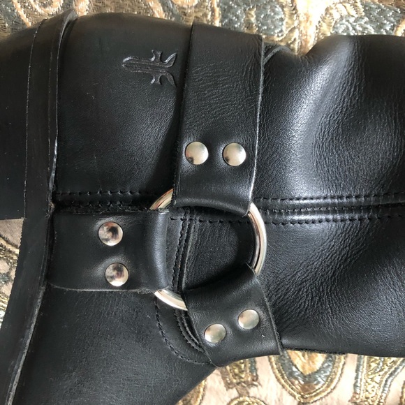 Frye Harness Biker Boots - Picture 3 of 7